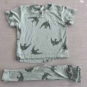 Kate Quinn Vetiver Birds Modal Set 6-12M